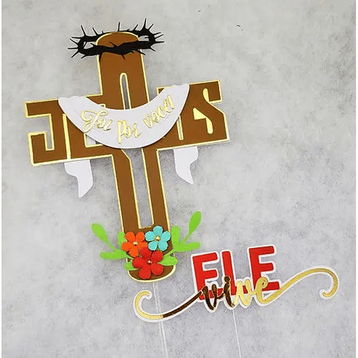 Arquivo de Corte Topo Páscoa Cristã 1