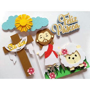 Arquivo de Corte Topo Páscoa Cristã