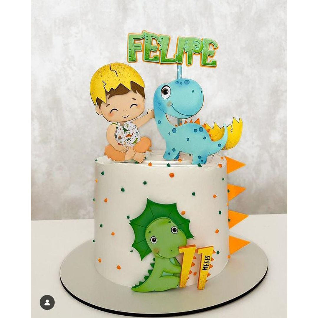 Arquivo de Corte Topo Dinossauro Cute   1