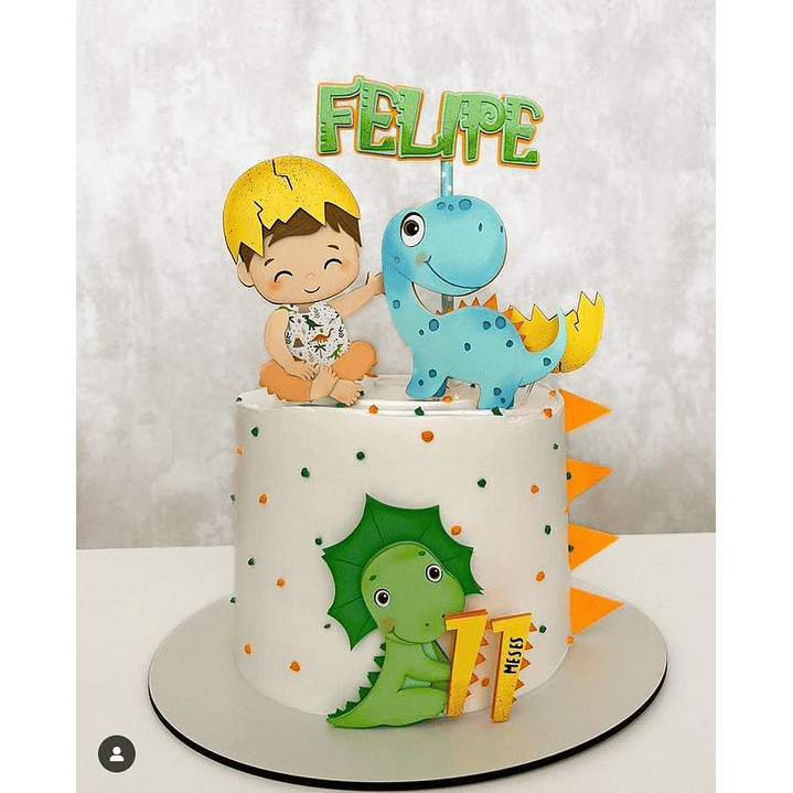 Arquivo de Corte Topo Dinossauro Cute   1