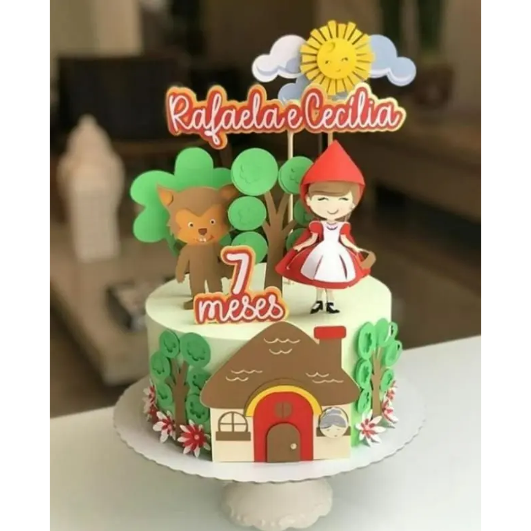 Arquivo de Corte Topo Chapeuzinho Vermelho  1