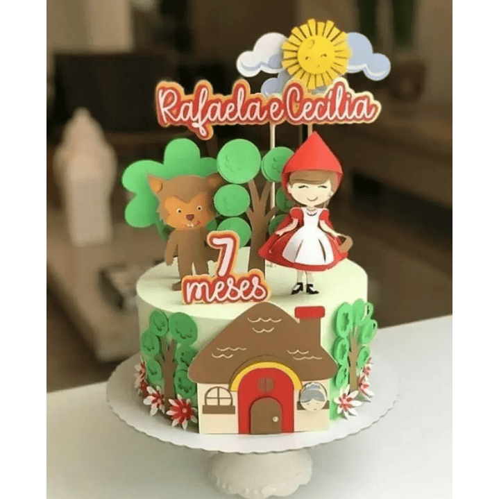 Arquivo de Corte Topo Chapeuzinho Vermelho  1