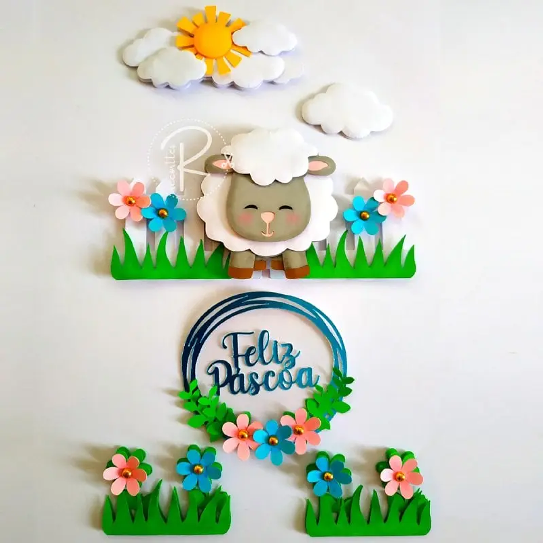 Arquivo de Corte Topo Páscoa Cristã 1