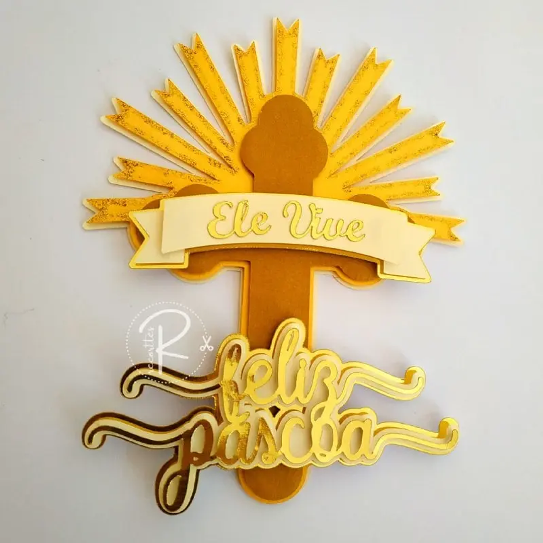 Arquivo de Corte Topo Páscoa Cristã 1