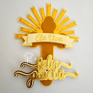 Arquivo de Corte Topo Páscoa Cristã