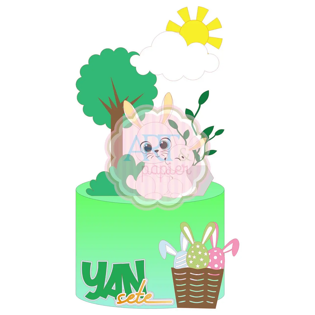 Arquivo de Corte Topo Páscoa 1