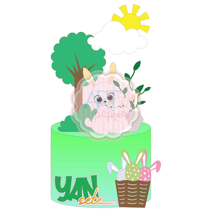 Arquivo de Corte Topo Páscoa 1