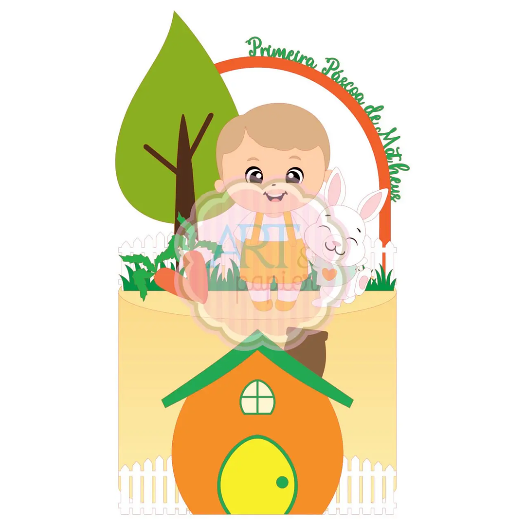 Arquivo de Corte Topo Páscoa 1