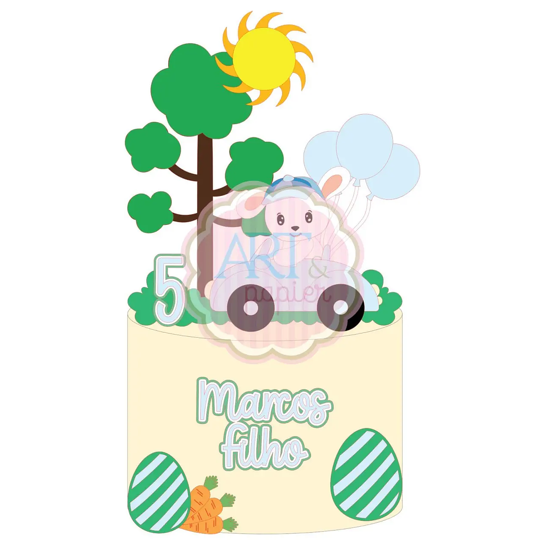 Arquivo de Corte Topo Páscoa 1