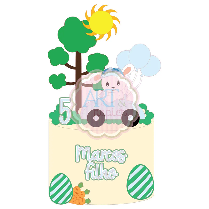 Arquivo de Corte Topo Páscoa 1