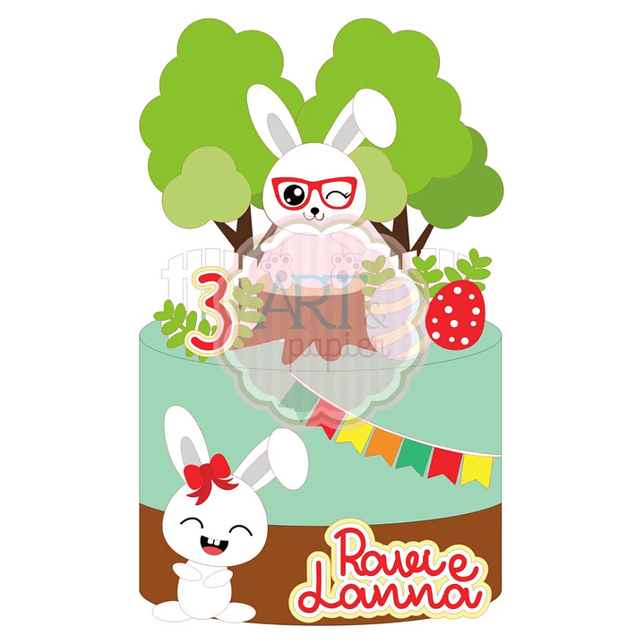 Arquivo de Corte Topo Páscoa 1