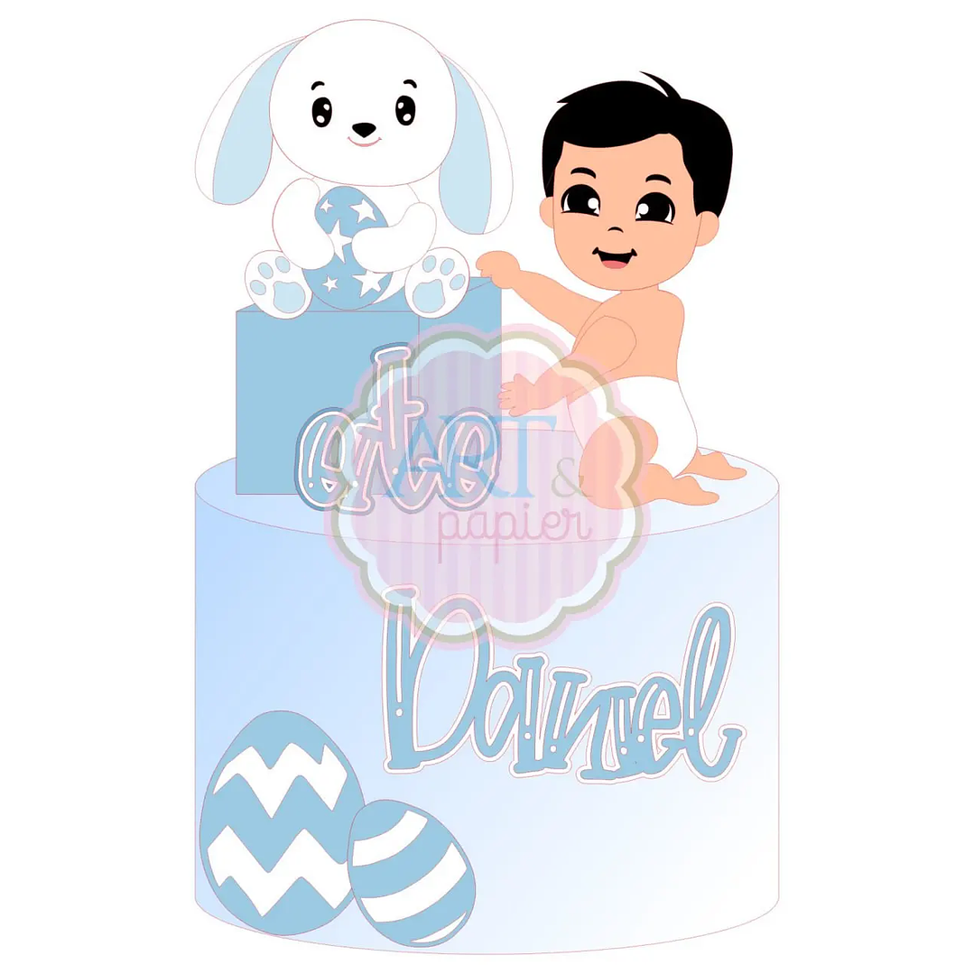 Arquivo de Corte Topo Páscoa 1