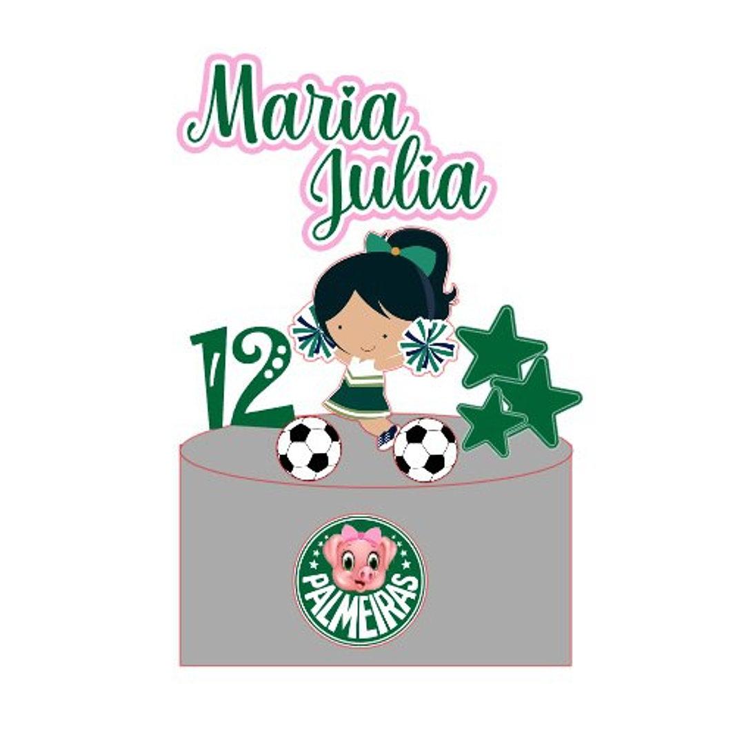 Arquivo de Corte Topo Palmeiras Feminino 1