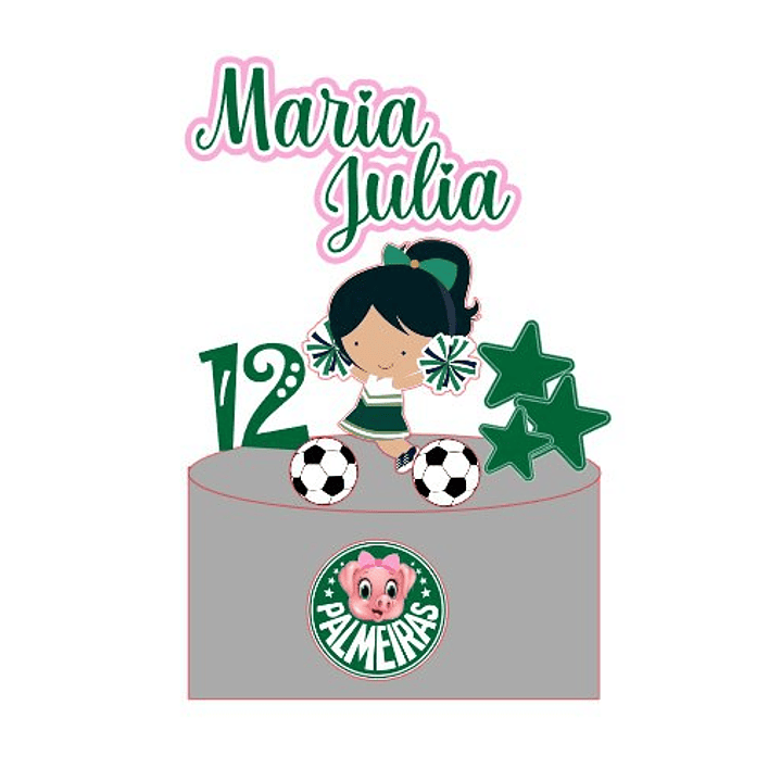 Arquivo de Corte Topo Palmeiras Feminino 1