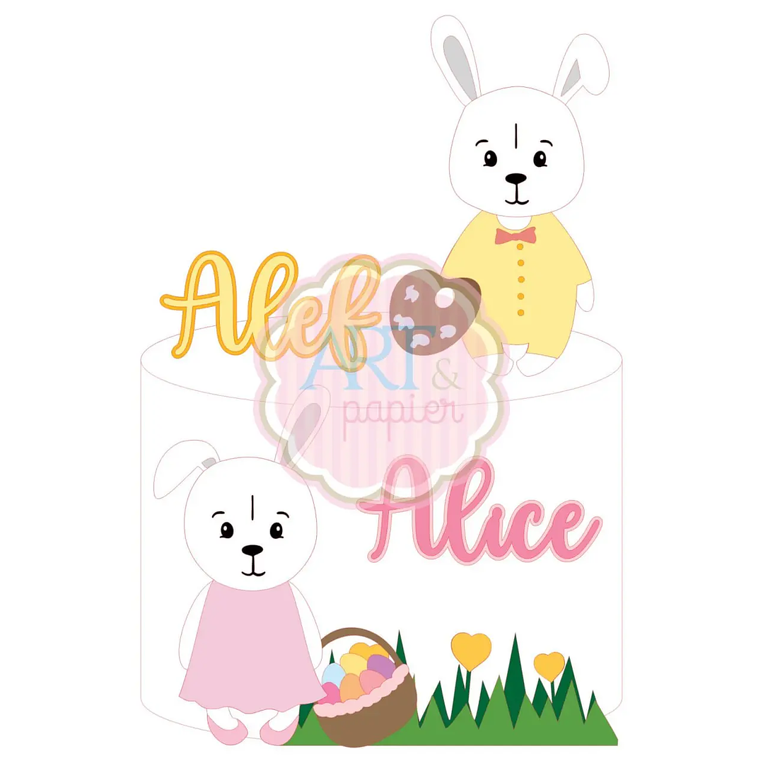 Arquivo de Corte Topo Páscoa 1