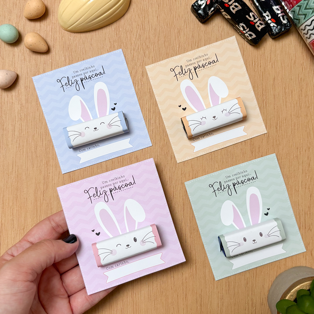 Card com chocolatinho – Páscoa 1