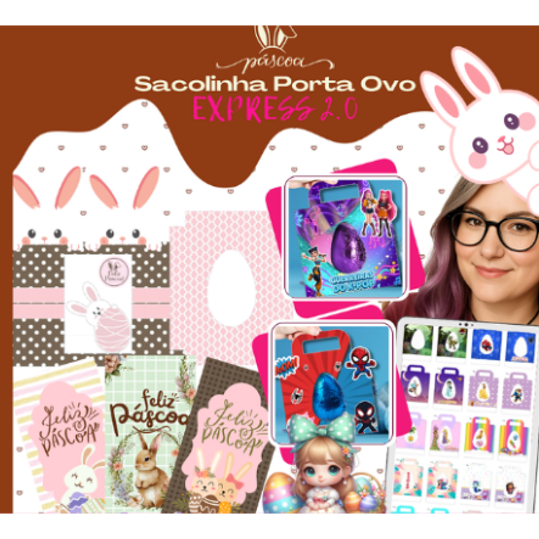 Arquivo Páscoa Sacolinha Porta Ovo 1