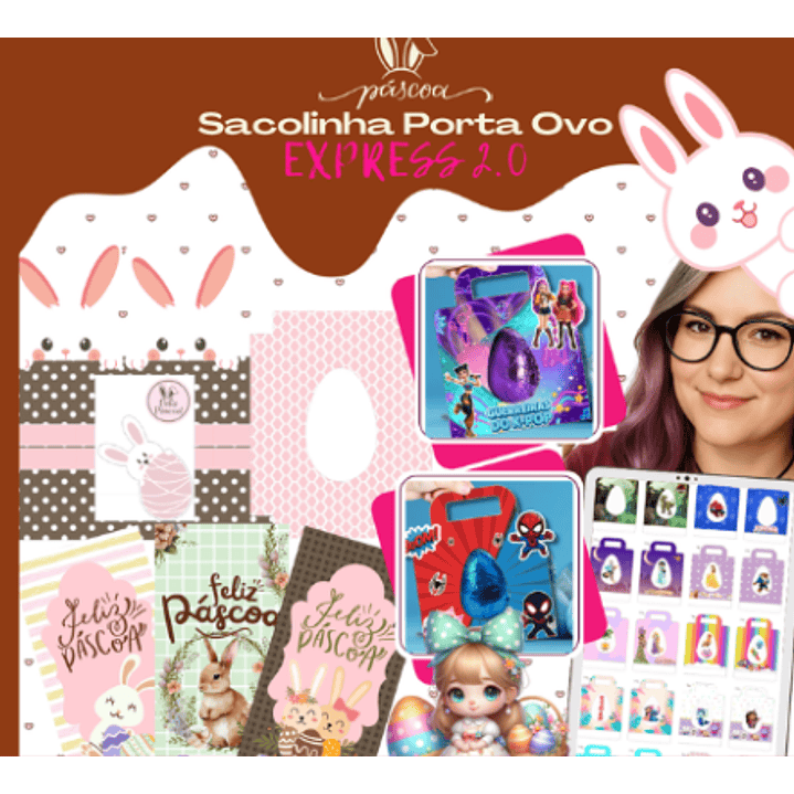 Arquivo Páscoa Sacolinha Porta Ovo 1