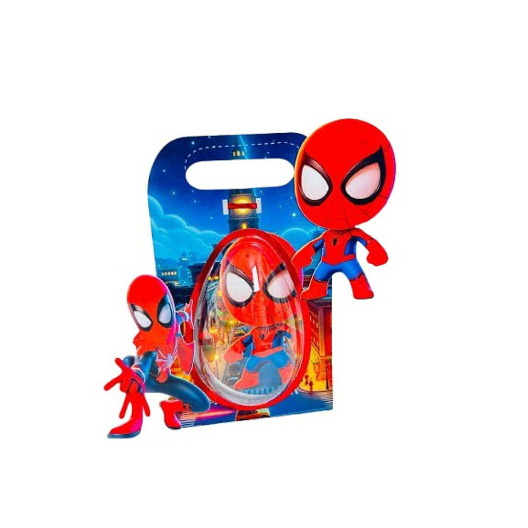 Arquivo de Corte Porta Ovo Pequeno Homem Aranha(Studio e PDF) 1