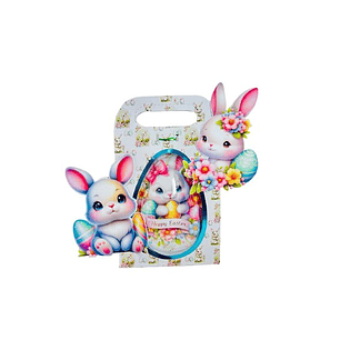 Arquivo de Corte Porta Ovo Pequeno coelhinha (Studio e PDF)