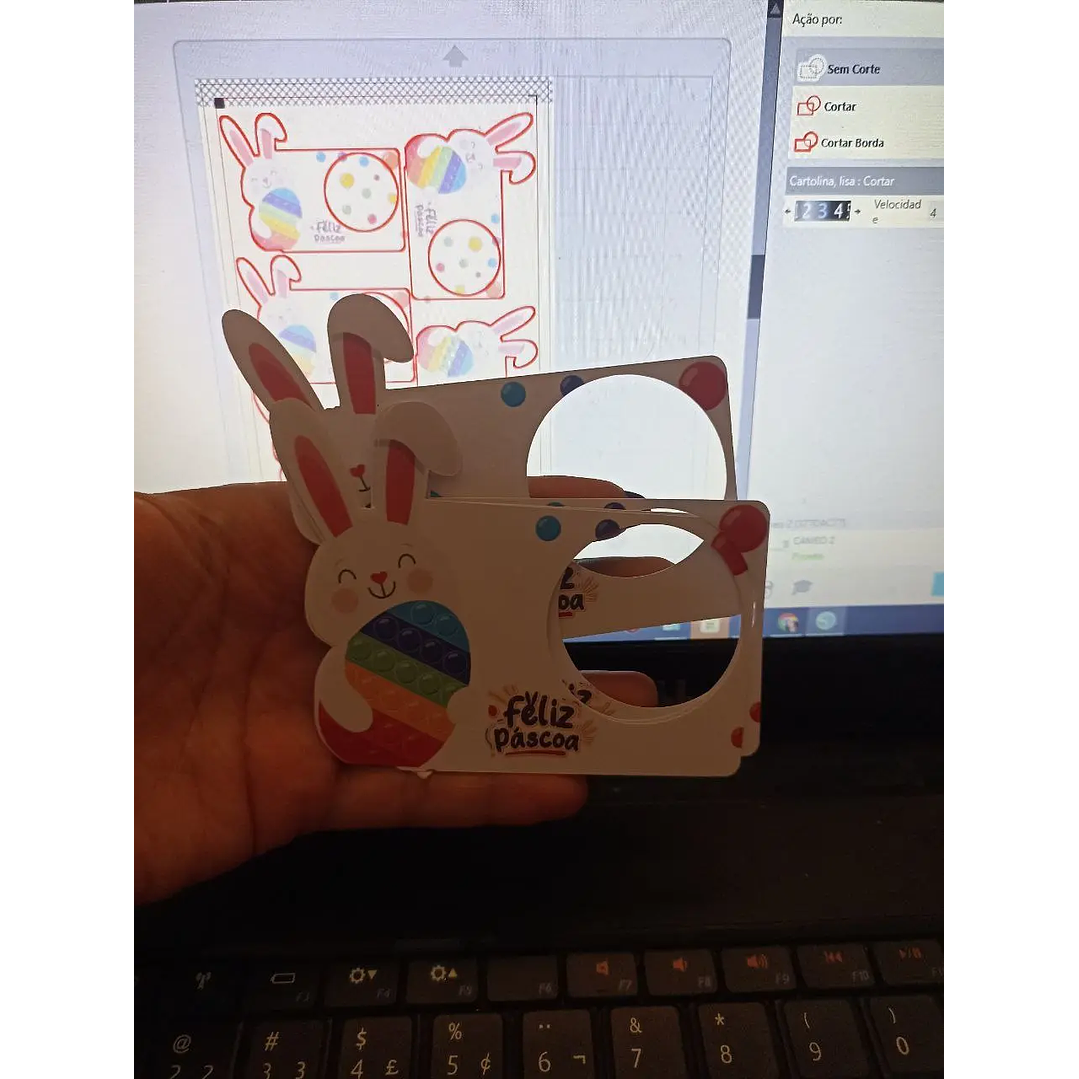 Arquivo de Corte Blister Páscoa 1