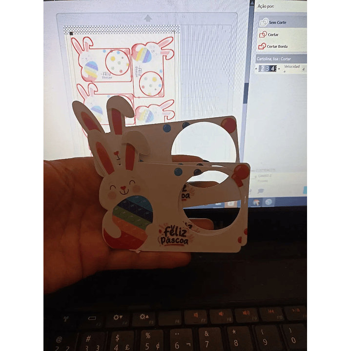 Arquivo de Corte Blister Páscoa 1