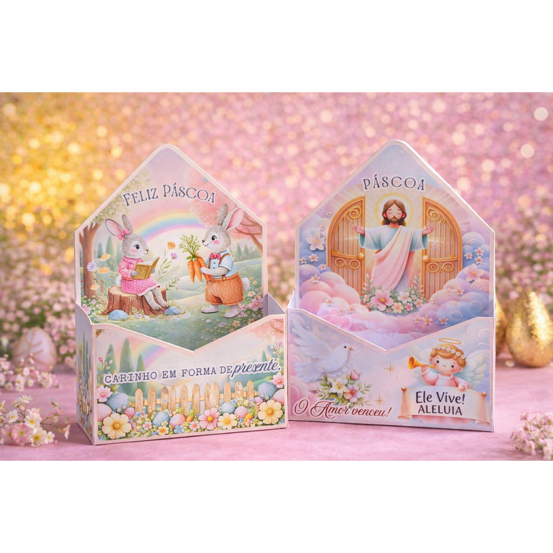 Arquivo de Corte caixa envelope pascoa  1