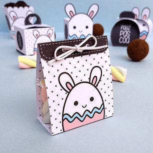 Arquivo de Corte caixa envelope pascoa