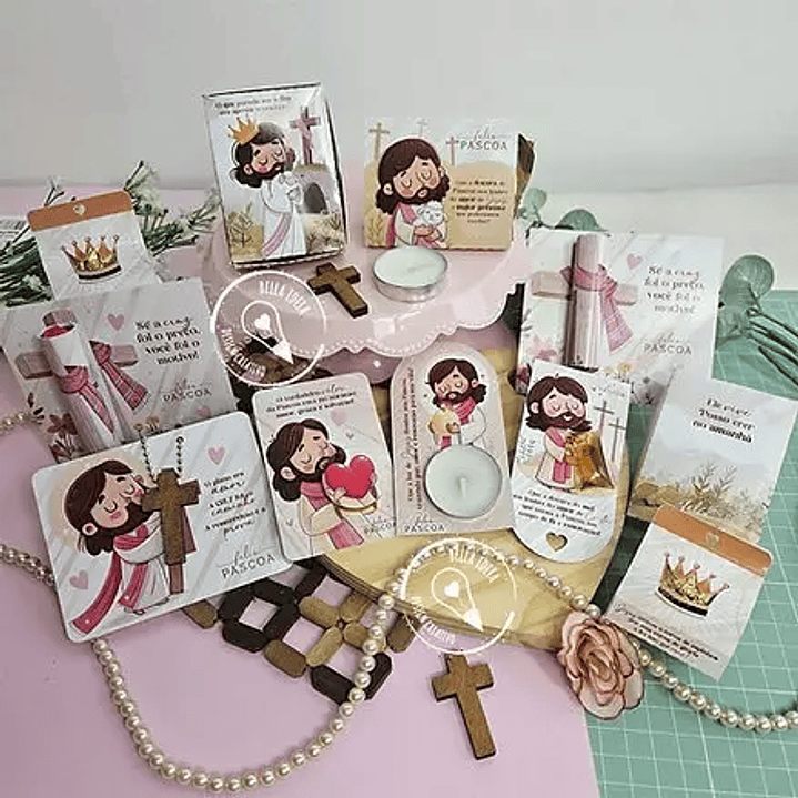 arquivo de corte páscoa cristã (arquivo em DXF, PDF e PNG) 1