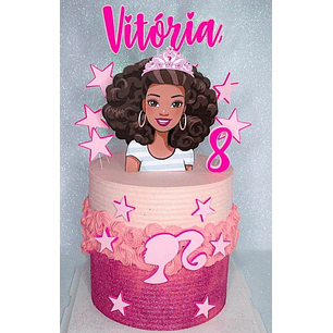 Arquivo de Corte Topo Barbie Afro