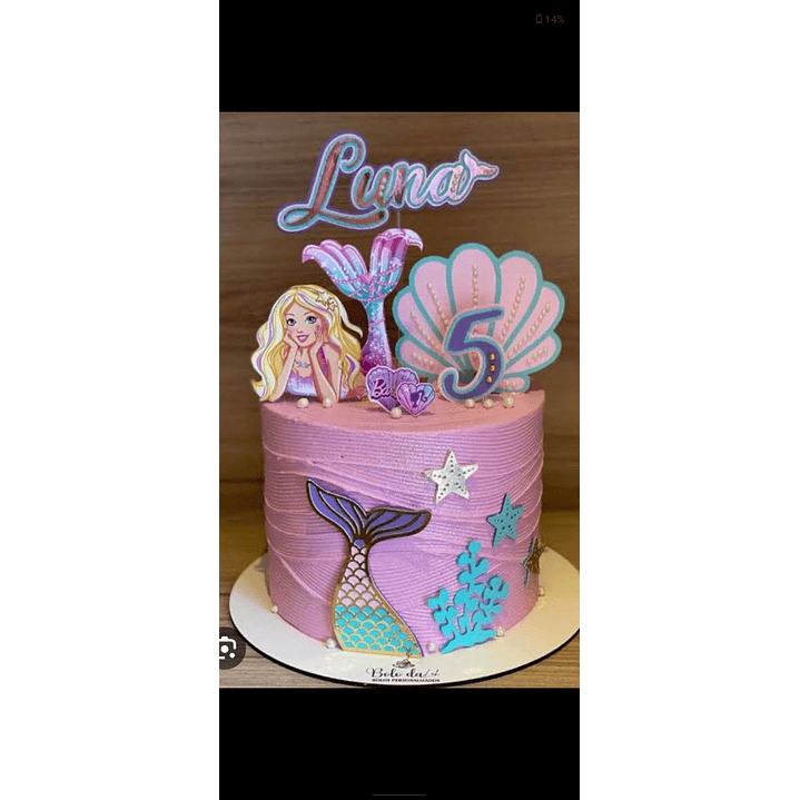 Arquivo de Corte Topo Barbie Sereia  1