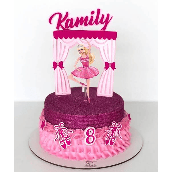 Arquivo de Corte Topo Barbie Bailarina 1