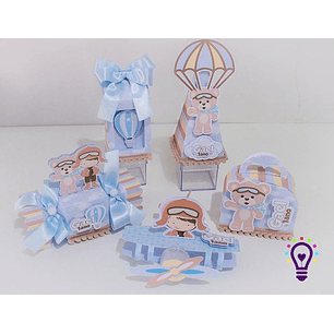 Arquivo de Corte Ursinho Aviador