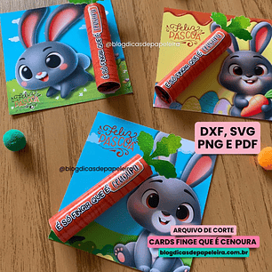 arquivo digital Card Páscoa Cenoura (arquivo em PDF)