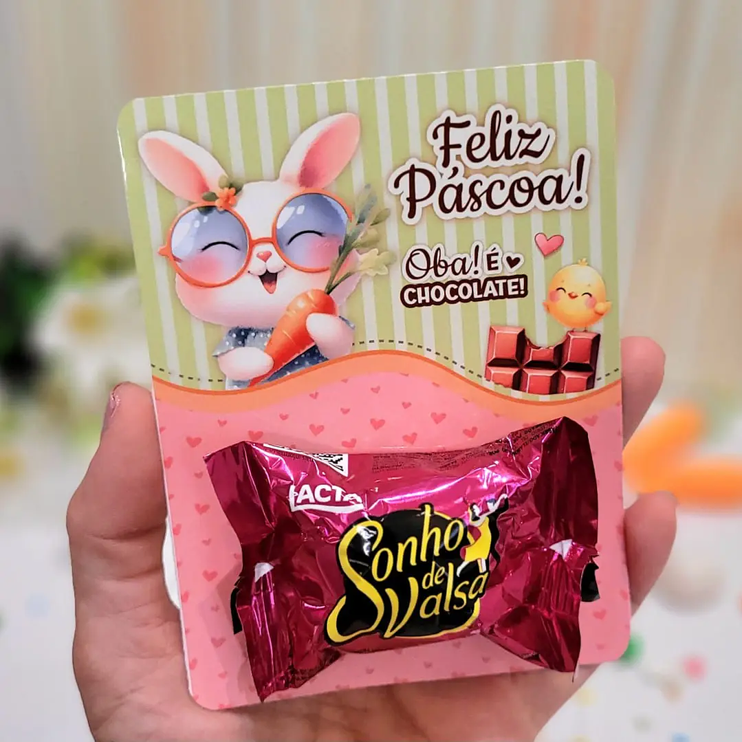 Arquivo de Corte Card Páscoa Bombom 1