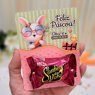 Arquivo de Corte Card Páscoa Bombom