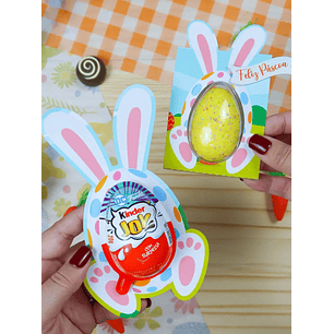 Arquivo de Corte Card  Blister Páscoa Ovinho