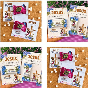 Arquivo de Corte Card Páscoa Cristã Balinha