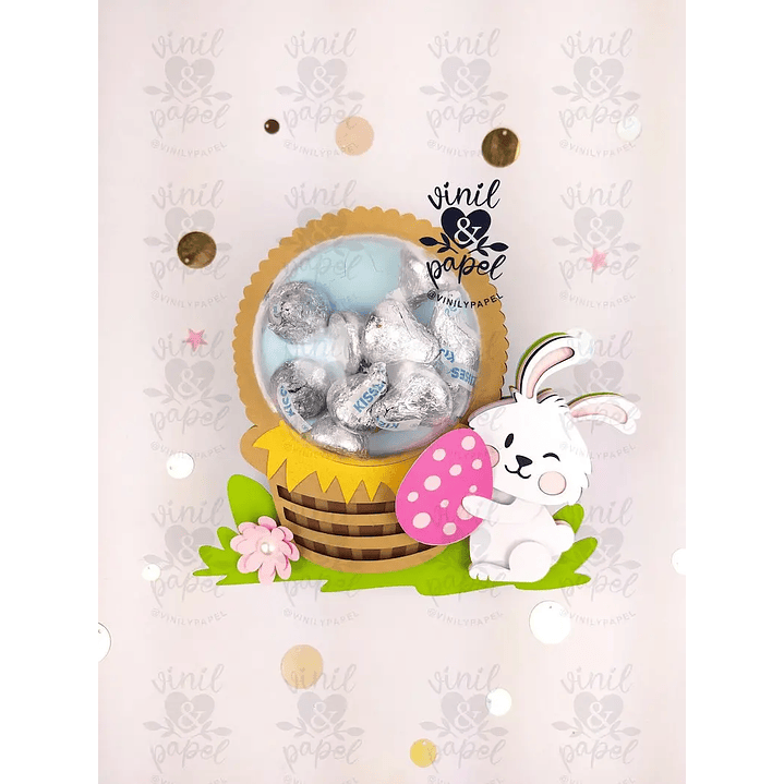 Arquivo de Corte Blister Páscoa Coelho 1