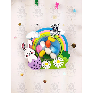 Arquivo de Corte Blister Páscoa Coelho