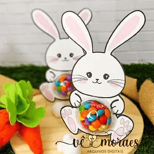 Arquivo de Corte Card Páscoa Coelho