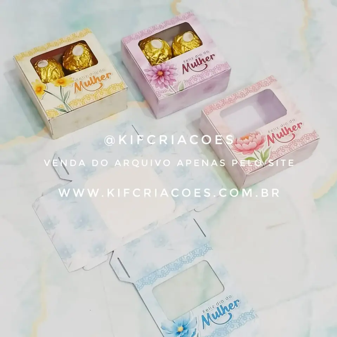 Arquivo Digital Caixa de Brigadeiro dia Internacional da Mulher  1