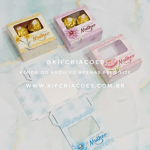 Arquivo Digital Caixa de Brigadeiro dia Internacional da Mulher 