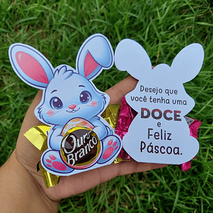 Arquivo de Corte Porta Bombom Coelho Páscoa