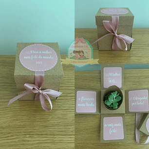 Arquivo de Corte Caixa Explosão Suculenta Dia Internacional da Mulher 