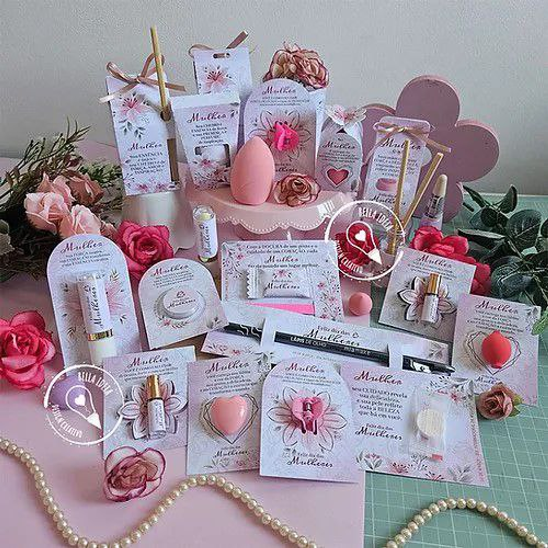 Arquivo digital Kit dia Internacional da Mulher (Arquivo em PDF, DXF e PNG) 1