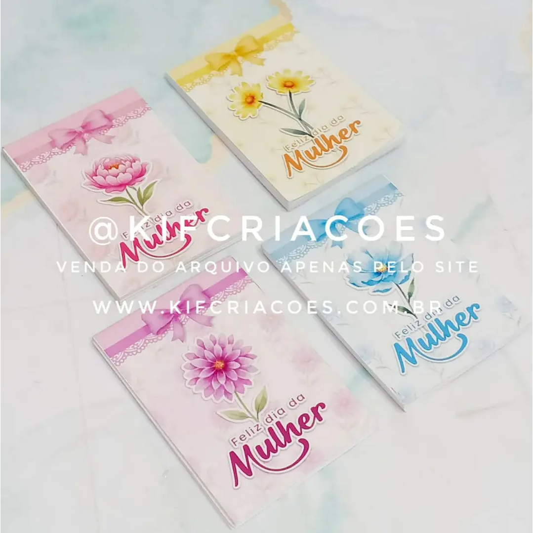 Arquivo Digital Bloco de Notas dia Internacional da Mulher (Arquivo em PDF) 1