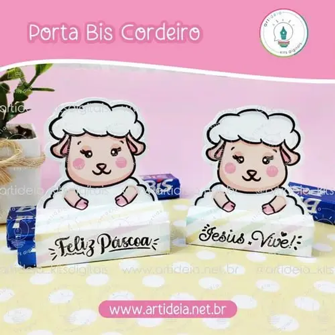 Arquivo de Corte Porta Bís Cordeiro Páscoa 1