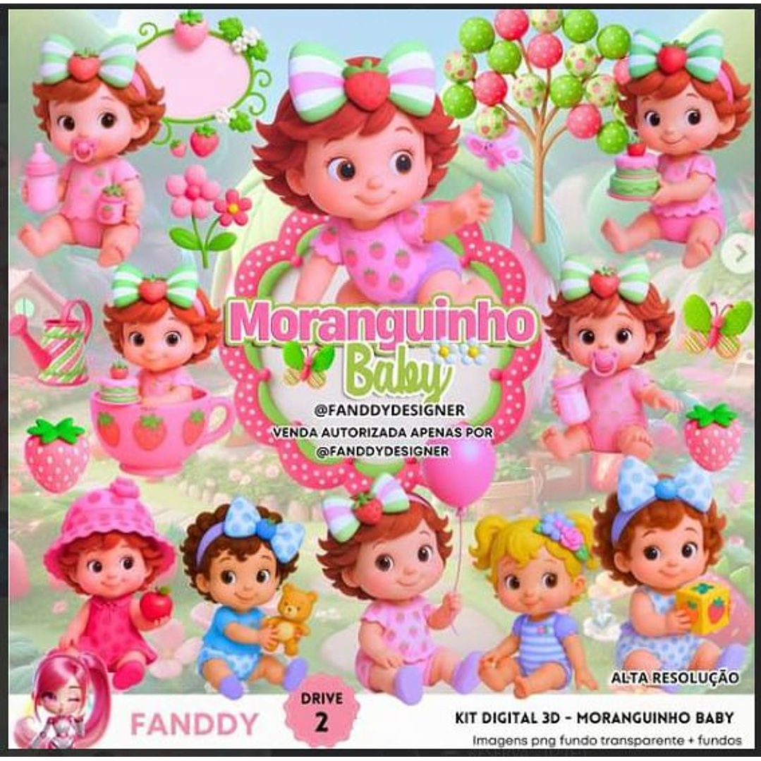 Kit Digital Moranguinho 1