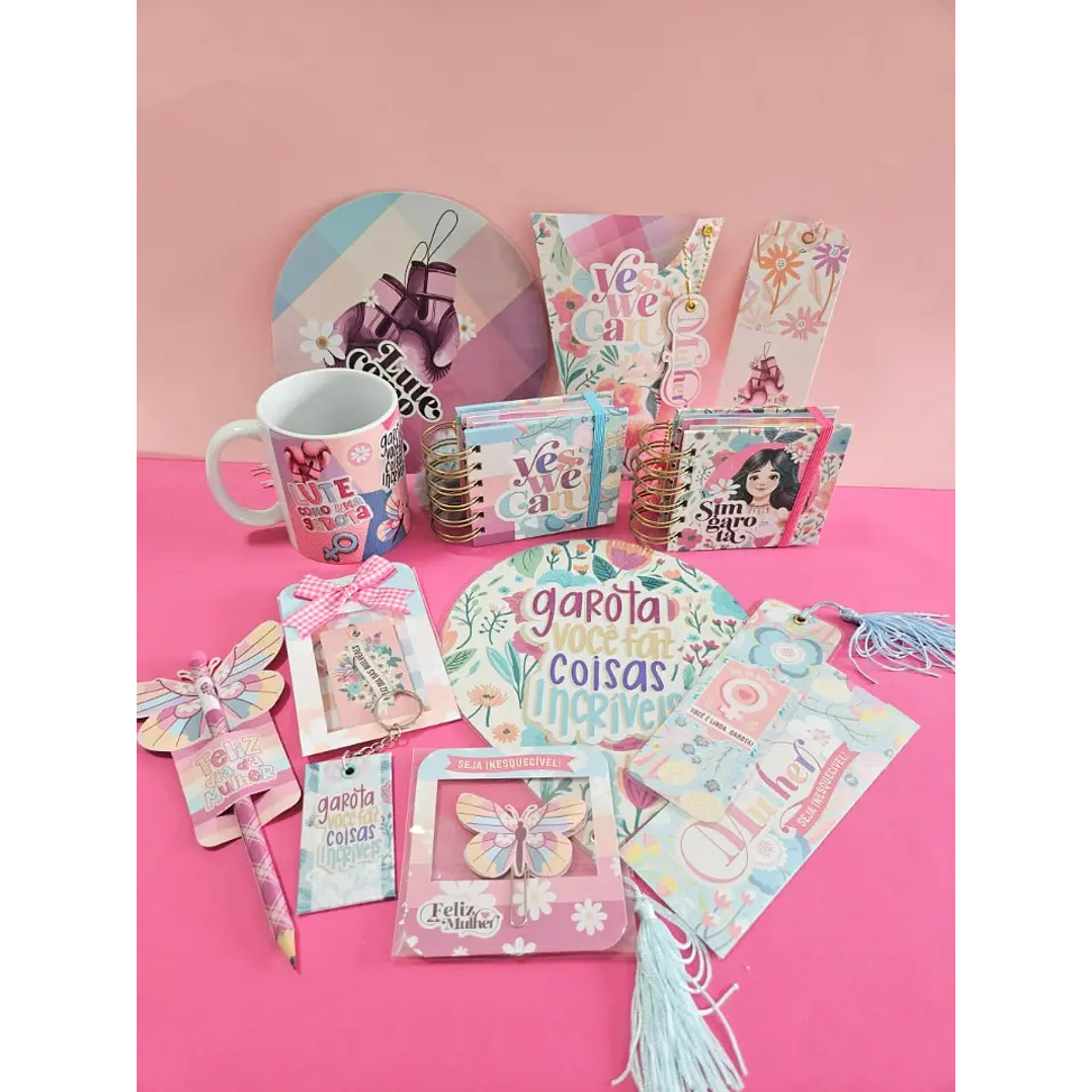 Arquivo Digital Kit dia Internacional da Mulher (Arquivo em PDF e PNG) 1